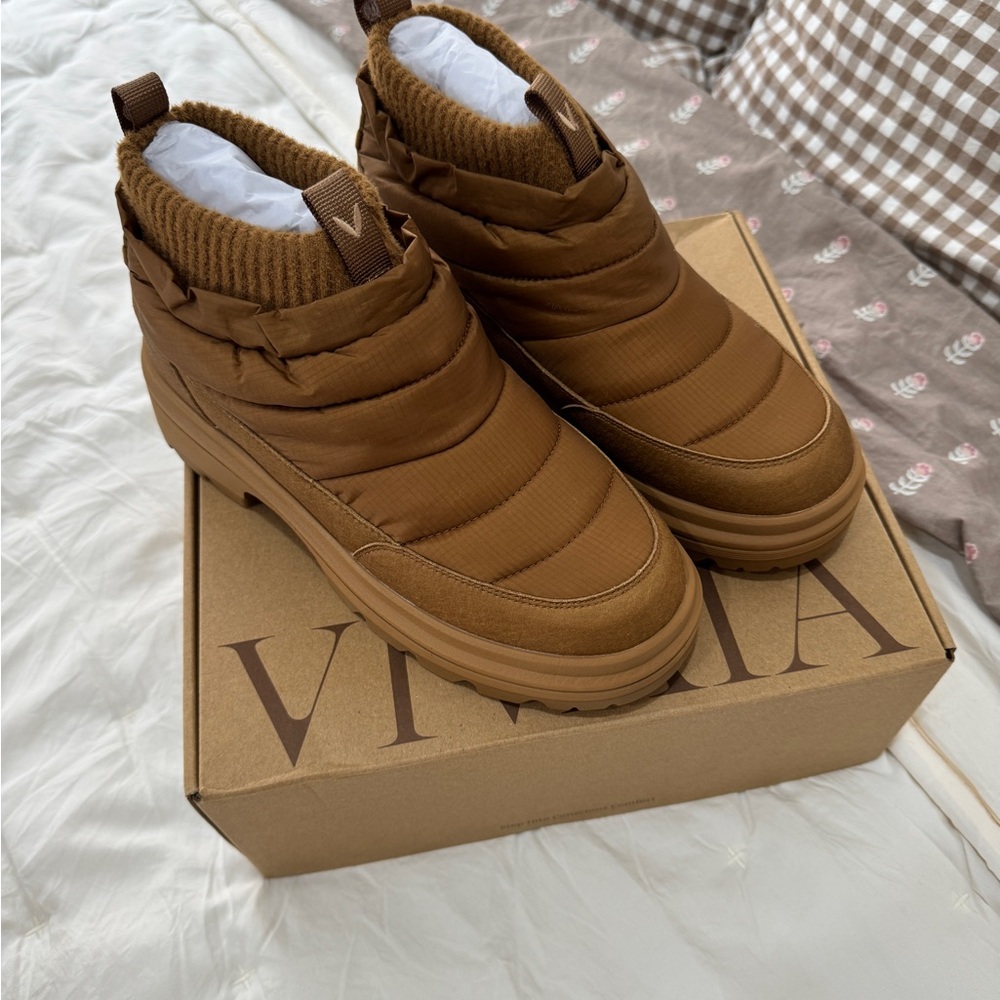 VIVAIA Women's Brown Ankle Boots